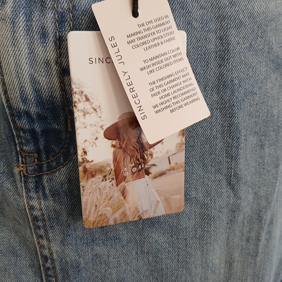 NWT - Sincerely Jules - Light Blue Denim-Cargo - Maxi -Skirt - Size 7 - Size 28 - Picture 4 of 10